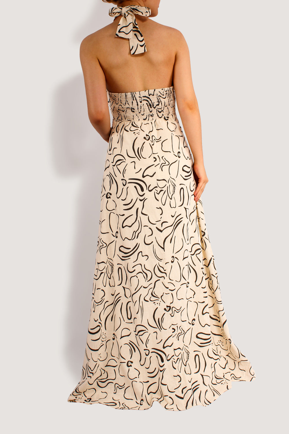 FLOWERS AT DUSK MAXI DRESS