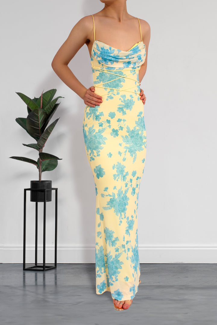 LEMON SPRING MAXI DRESS