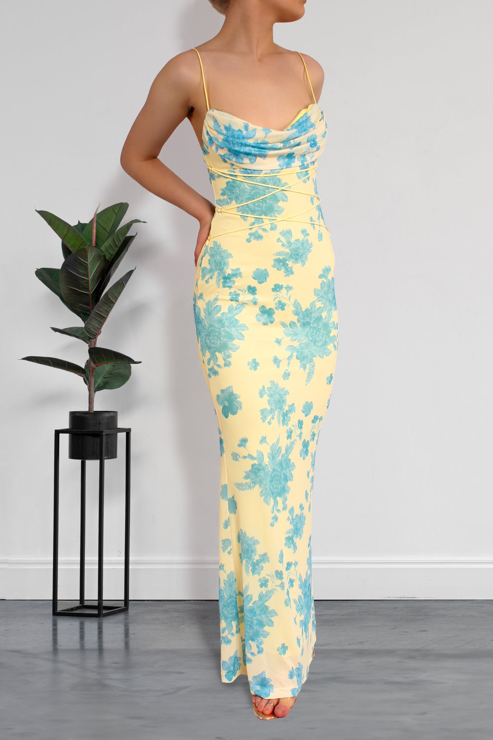 LEMON SPRING MAXI DRESS