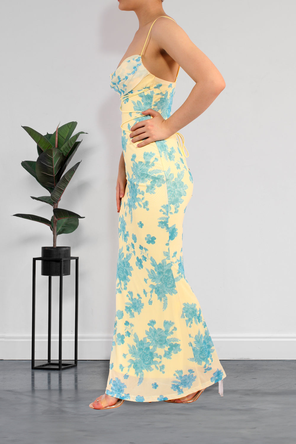 LEMON SPRING MAXI DRESS