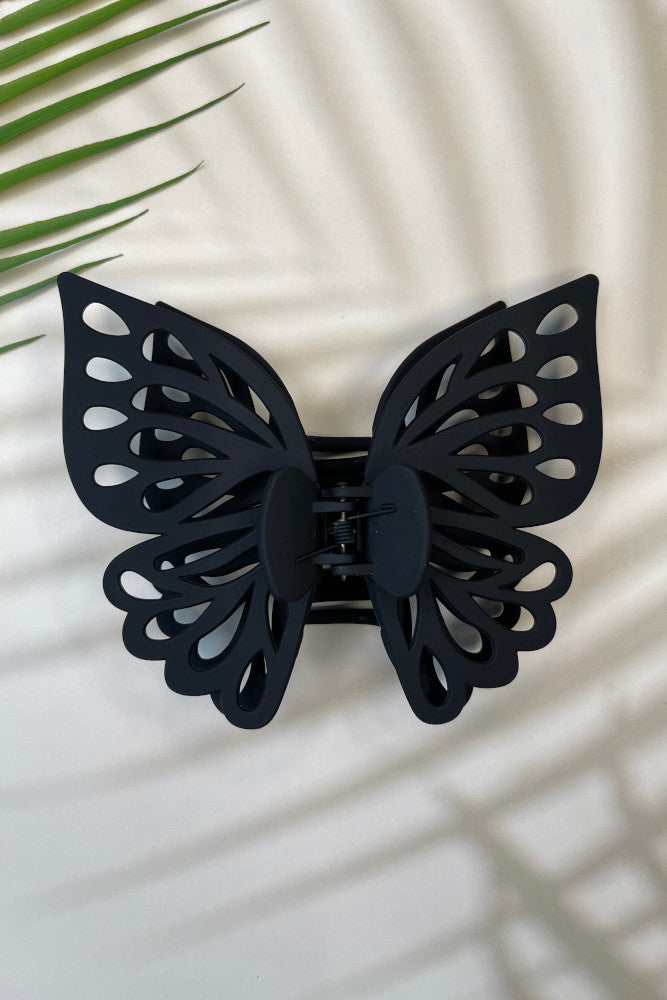 JUMBO DOUBLE BUTTERFLY HAIR CLIP