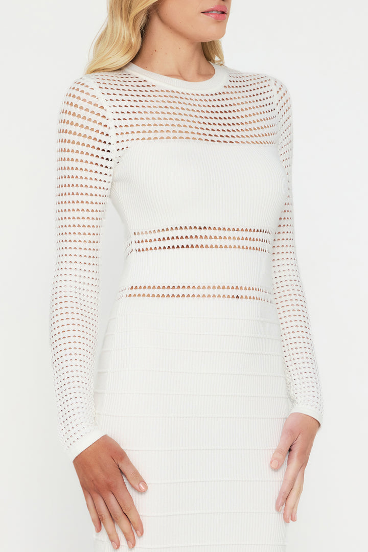 THE JESSICA WHITE MIDI DRESS